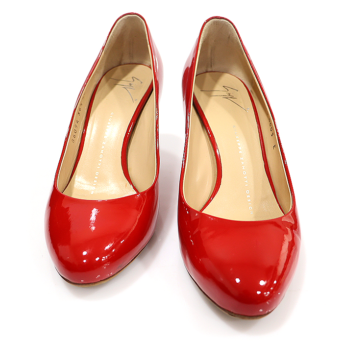 Giuseppe Zanotti E86094 Red Pendant Leather VIV 70 Pumps Women&#039;s Shoes 36.5