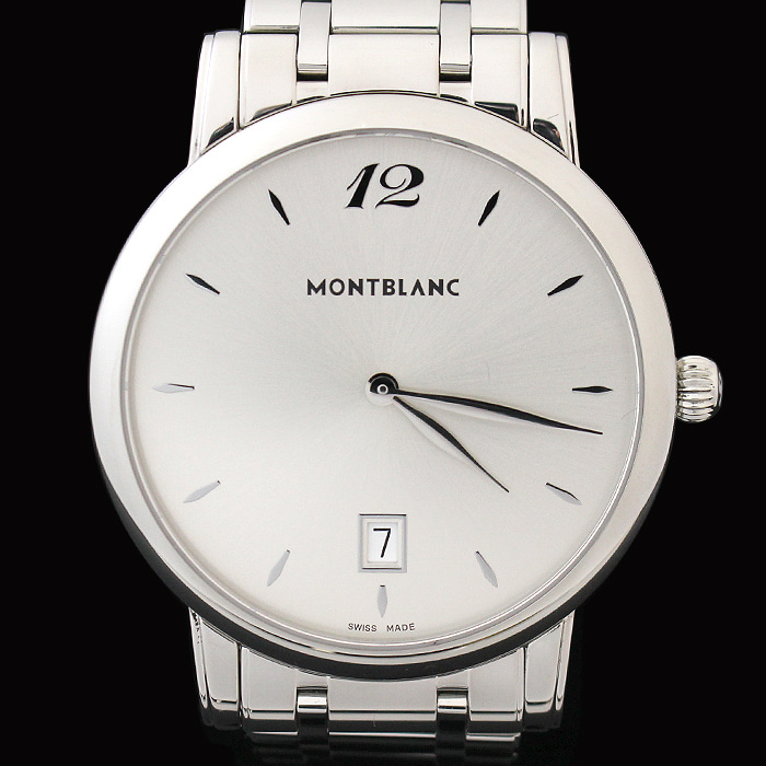 Montblanc(몽블랑) 108768 스틸 쿼츠 스타 클래식 데이트 시계