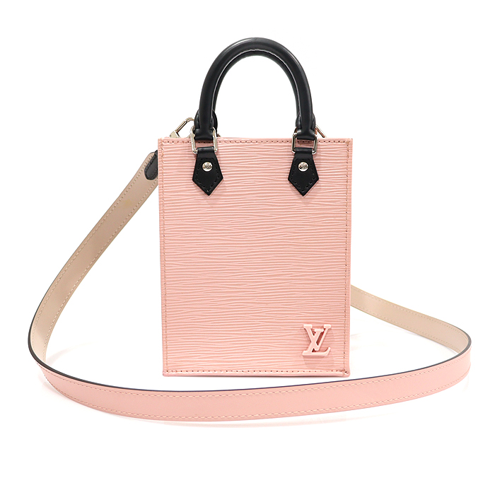 Louis Vuitton M69575 Rose Ballerine Pink Epee Leather Petit Sak Pla 2WAY