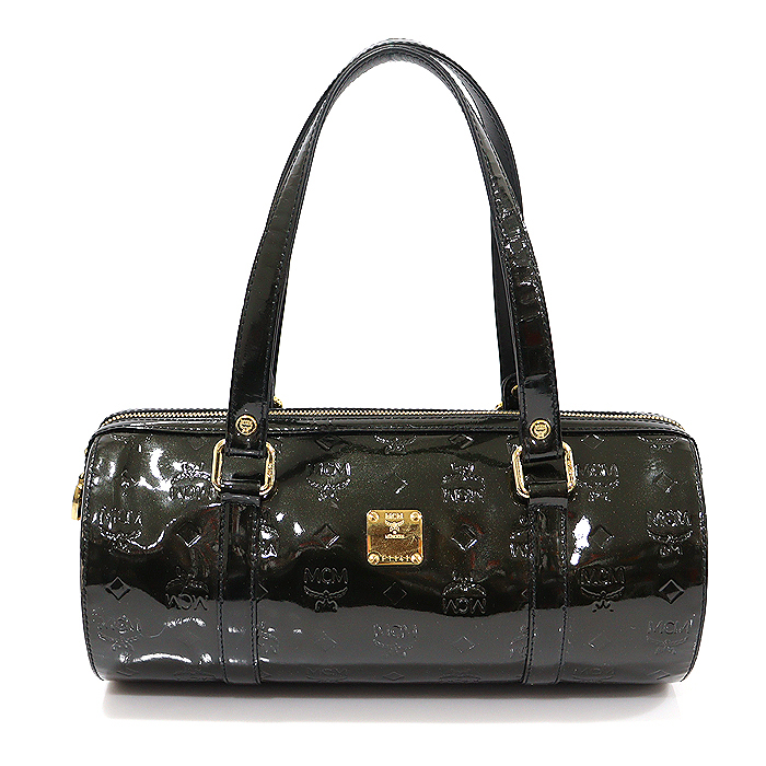 MCM (MCM) 1010100010309 Black Padded Leather Gold Tooth Bag