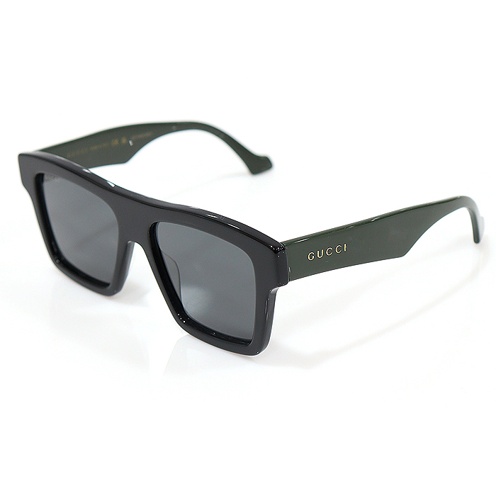 Gucci (Gucci) 663749 GG0962S Black Frame Square Gold Letter Logo Men&#039;s Sunglasses