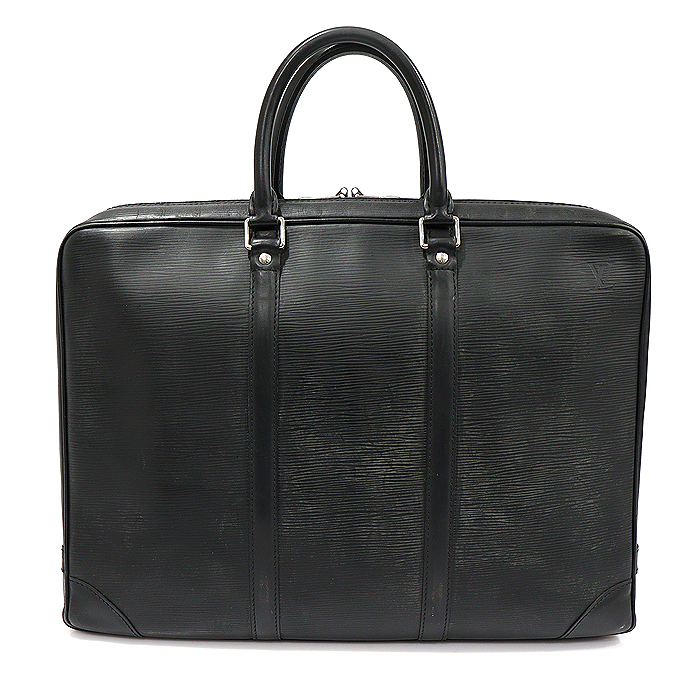 Louis Vuitton M59162 Black Epee Leather Porte Documentation Business Paper Bag