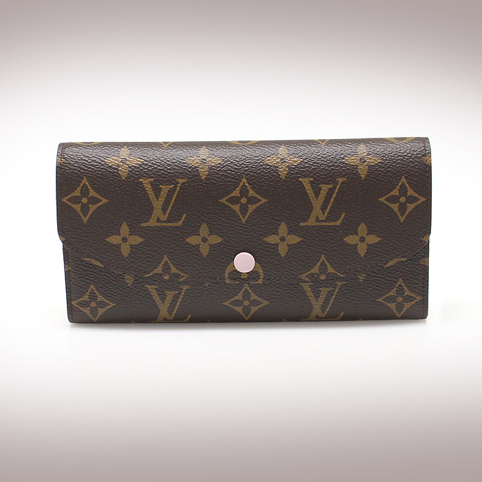 Louis Vuitton(루이비통) M61289 모노그램 캔버스 로즈 발레린 에밀리 월릿 장지갑