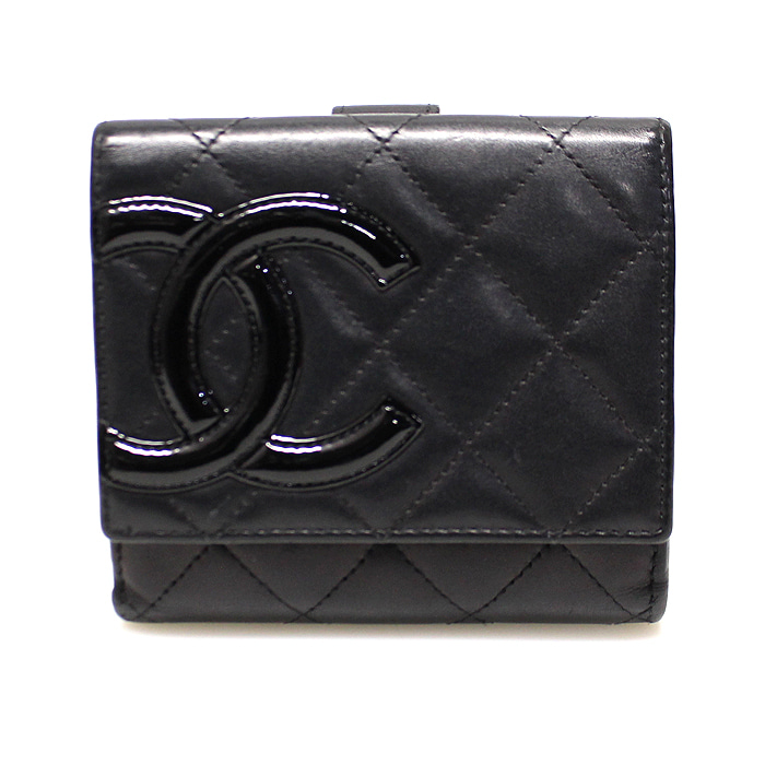 Chanel(샤넬) A50099 블랙 램스킨 CC 로고 깜봉 반지갑 (16번대)