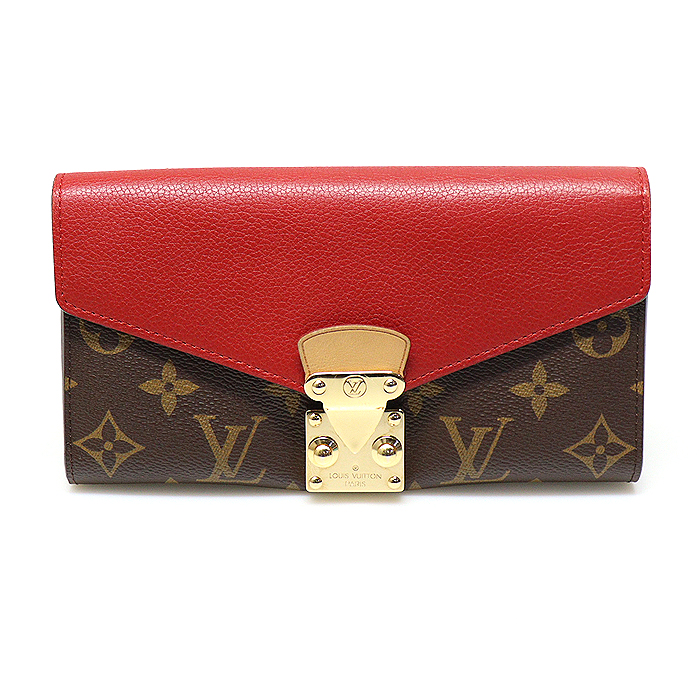 Louis Vuitton(루이비통) M58414 모노그램 캔버스 체리 레드 팔라스 월릿 장지갑
