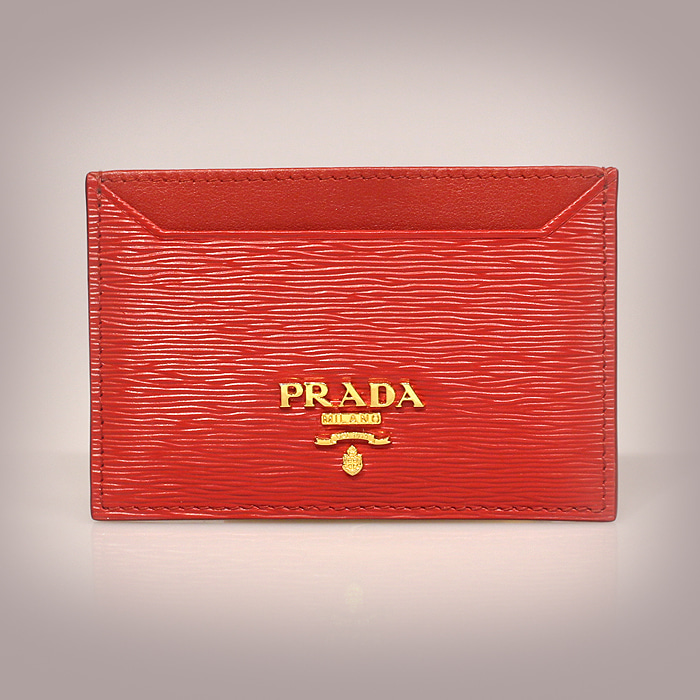Prada(프라다) 1MC208 비텔로 무브 금장 로고 카드지갑
