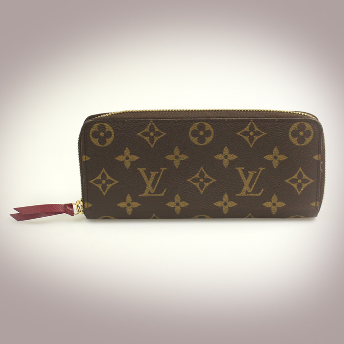 Louis Vuitton(루이비통) M60742 모노그램 캔버스 푸시아 클레망스 월릿 장지갑
