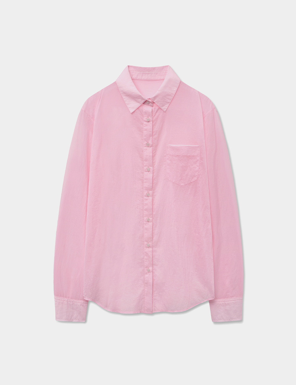 글로우 시스루 셔츠 핑크 MDSH014PINK