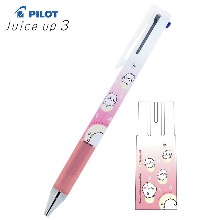 [펜]  PILOT 파이롯트 쥬스업 3 치이카와 3색볼펜 / 핑크