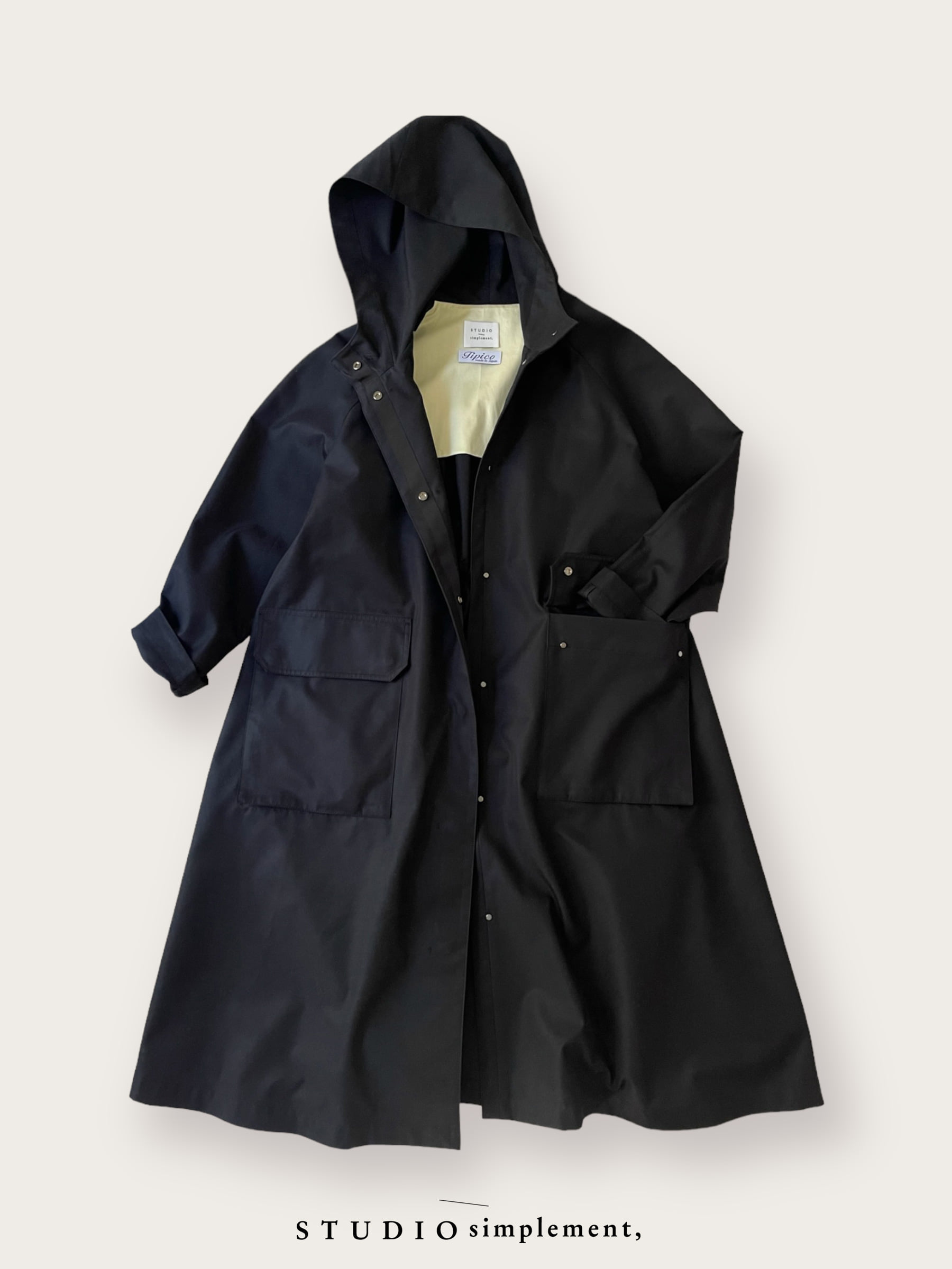 Mars Hooded Trench (black)
