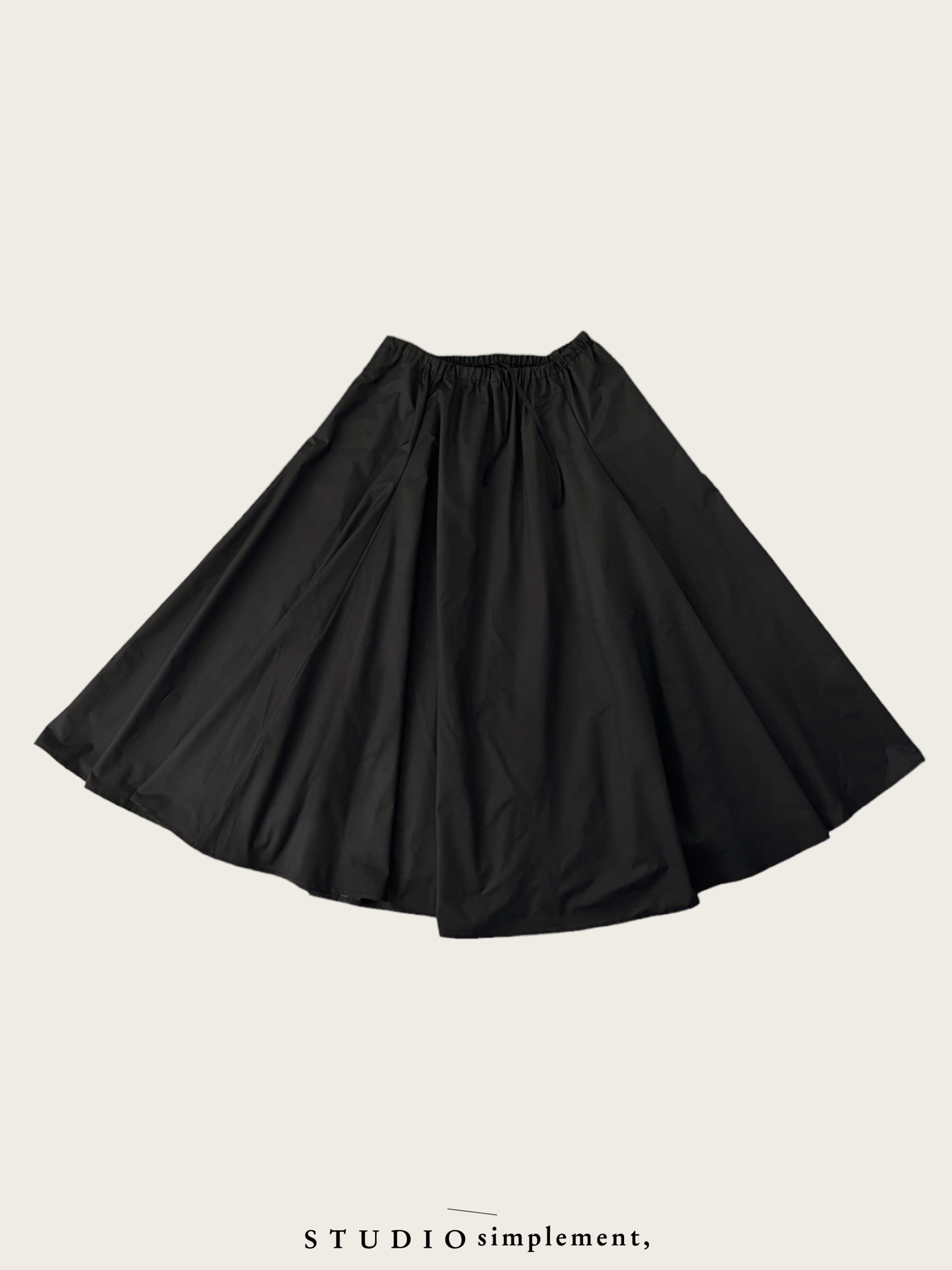 3th/ Rain Flared Skirt