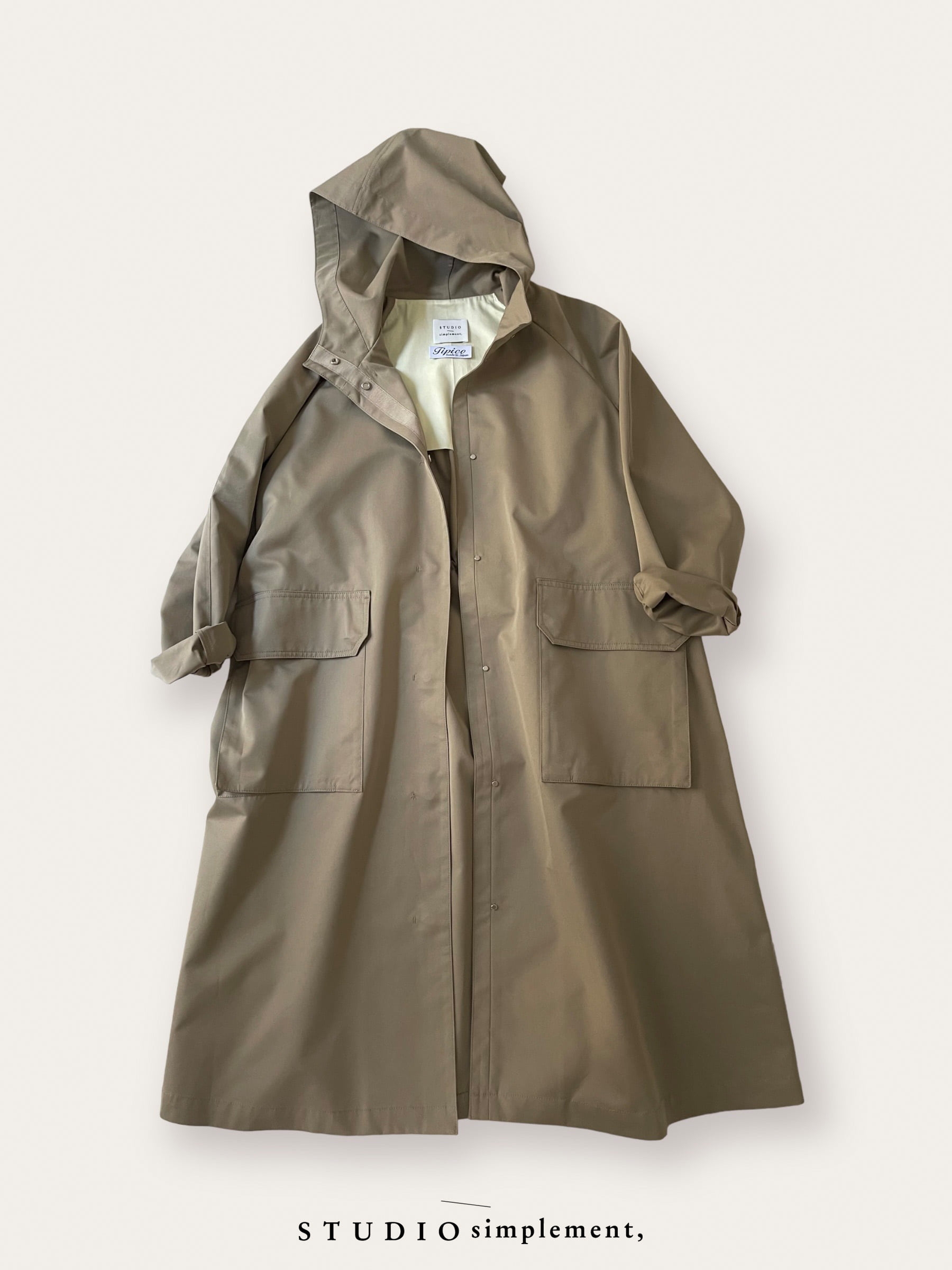Mars Hooded Trench (beige)