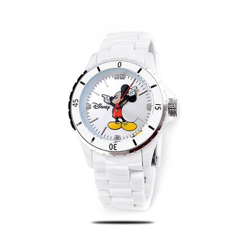 디즈니 미키마우스 남녀공용 손목시계 OW6101WH