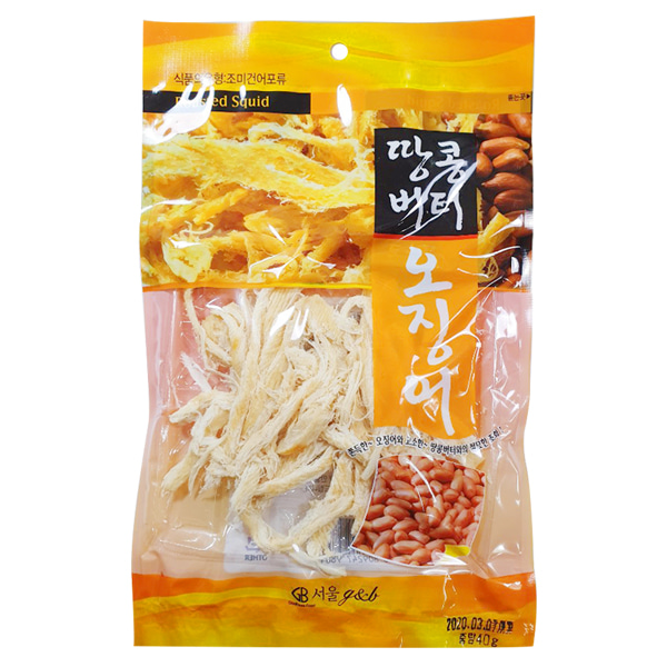 서울 땅콩버터 오징어 40g (낱개) 1봉지