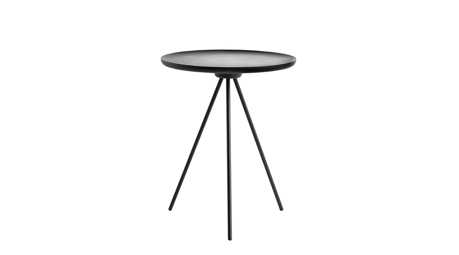 Key Side Table Black Ash / Black (10048)