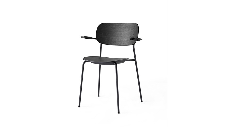 Co Dining Chair w/Arms코 다이닝 암 체어블랙 오크/블랙 스틸(1166539)