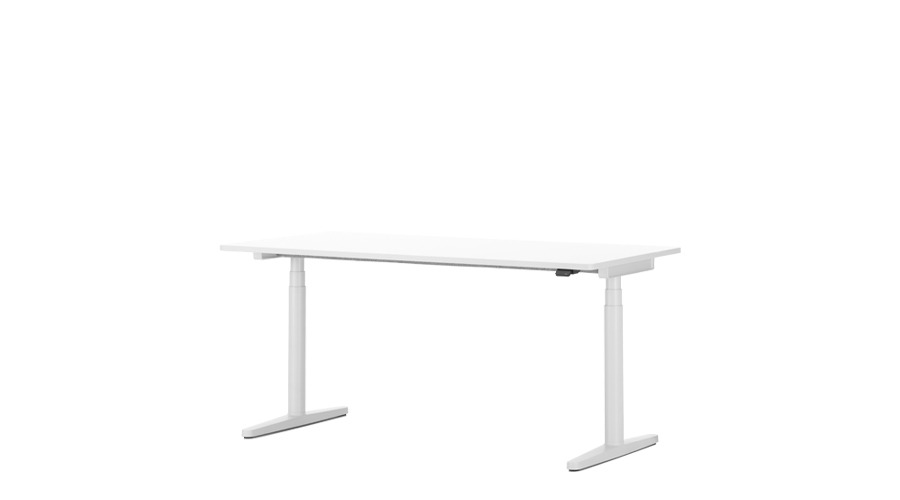 Tyde2 Table 타이드2 높이조절 테이블, 소프트 라이트 멜라민/소프트라이트 베이스 (85800201)