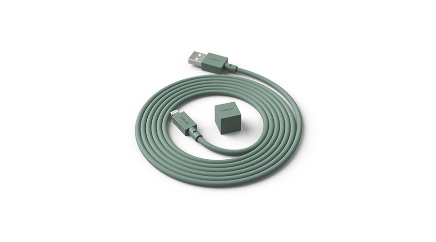 *AVOLT Cable 1 USB-A아볼트 케이블 원 USB-A오크 그린