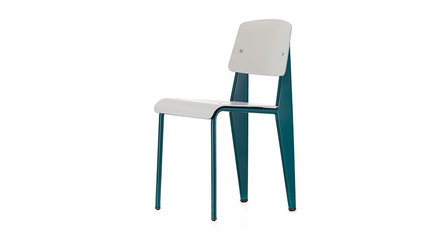 Standard Chair SPWarm grey/Prouvé Bleu Dynastie base스탠다드 체어 SP, 웜 그레이/블루 다이너스티(21043600)