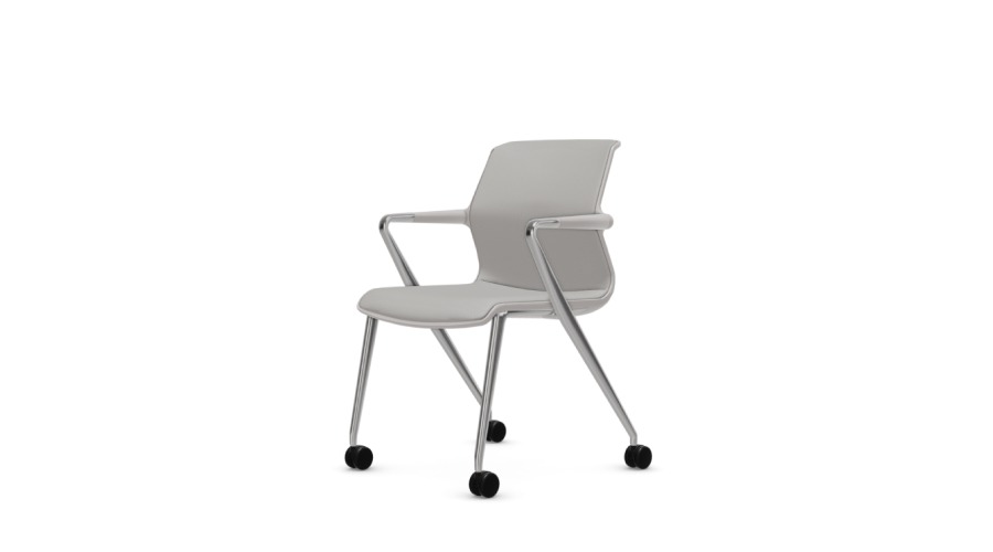 Unix Chair (Four-legged Castor)유닉스 체어소프트그레이(43120200)주문 후 4개월 소요