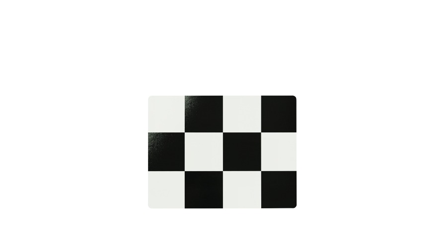 Check Placemat (Set of 2)체크 플레이스매트크림/블랙 (31057)