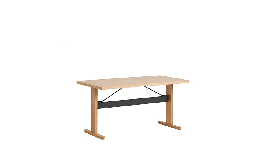 Passerelle Table 160패서렐 테이블 160워터 베이스 오크/ 블랙 크로스바 (946212 1009000)
