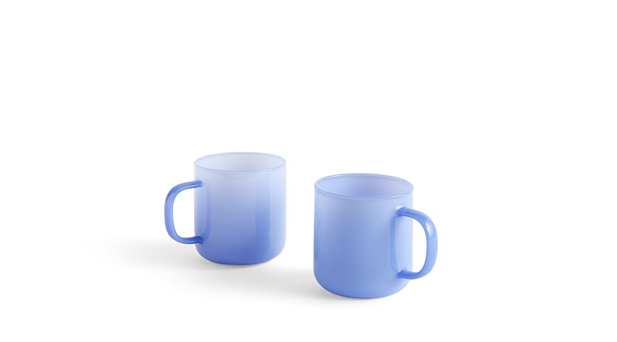 Borosilicate Mug Set of 2보로실리케이트 머그 세트제이드 라이트 블루(542324)