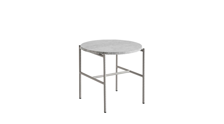 Rebar Side Table Round 45리바 사이드 테이블 45그레이 마블(AD131-A390-AK85)