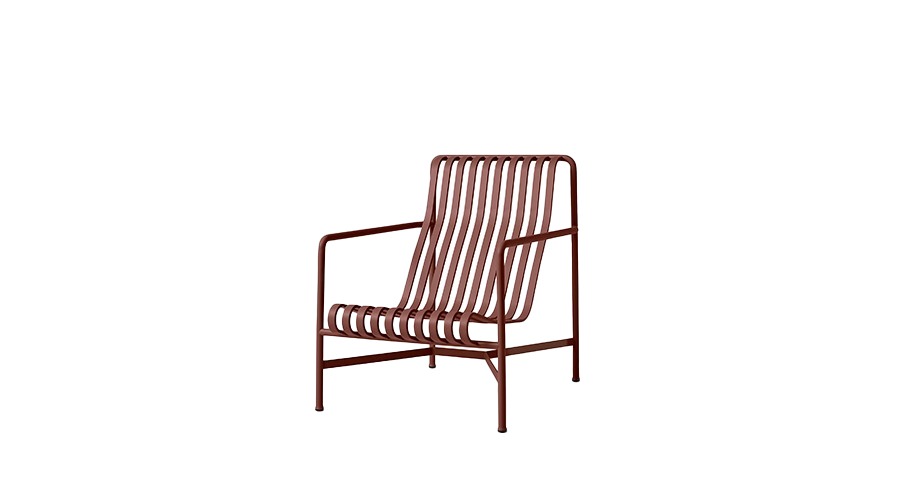 Palissade Lounge Chair High 팔리사드 라운지 체어 하이아이언 레드(AA616-B485)