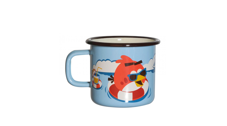 #Angry Birds Enamel mug 370mlFree Birds (1200-037-02)