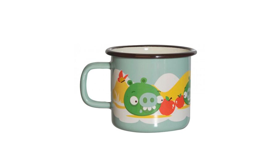 #Angry Birds Enamel mug 370mlPignic (1200-037-01)