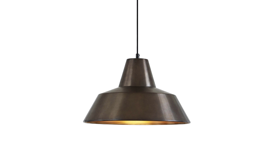 #Workshop Lamp W4, (Ø50cm)weathered copper/copper)
