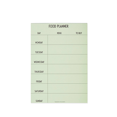 #Weekly food planner  2colors (70201605)
