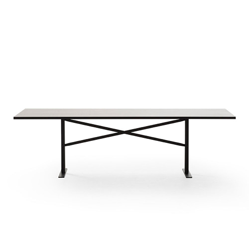 #Ferric Table 210*100페릭 테이블 210*100블랙 스테인드 오크/블랙(FE-01 106 22)