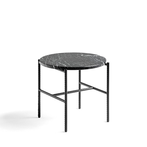 Rebar Round Side Table리바 라운드 사이드 테이블마블/소프트 블랙 (930203)