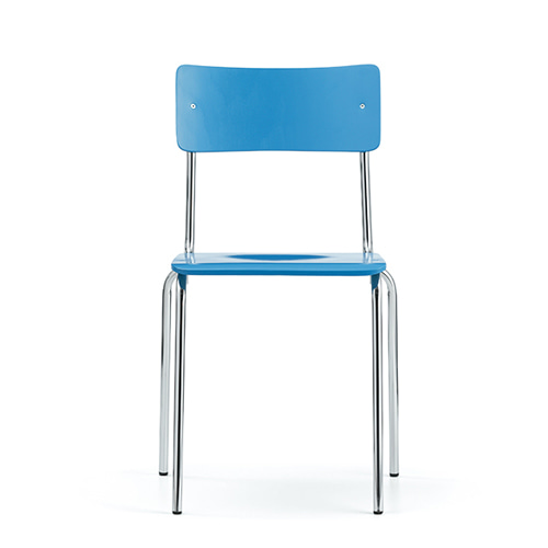 Comeback 041 ChairLight Blue Stained Beech/Chrome Frame (0404) 주문 후 5개월 소요