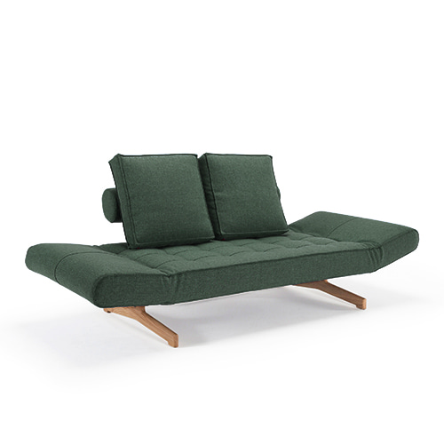 Ghia Sofa Bed (743020518)  #518 Green/ Wood4월 말 입고예정