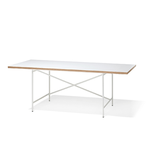 Eiermann 1 Table 200*90아이어만 1 테이블 200*90멜라민 화이트/오크 엣지 화이트 프레임(15987)