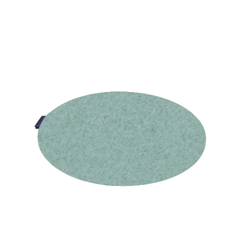 #Coaster Round Ø35 H0.5 Aqua (300153550)