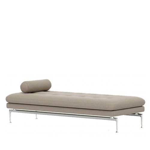 Suita Daybed Tufted with Roll Cushion 스위타 데이베드 터프티드 (롤쿠션포함)(21060800) Credo#12 rock/폴리시드 알루미늄 베이스주문 후 6개월 소요