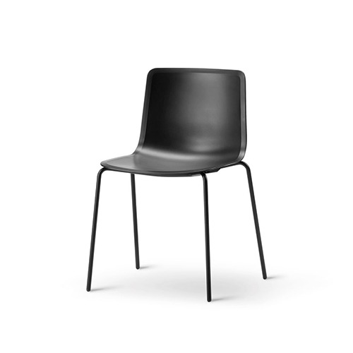 #Pato 4-Leg Chair, Tube base파토 튜브 체어블랙/블랙