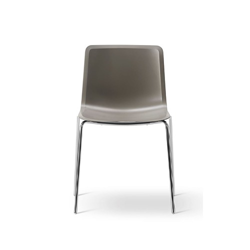 #Pato 4-Leg Chair, Tube base파토 튜브 체어쿼츠 그레이/크롬