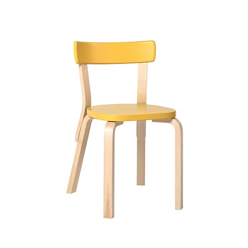 Chair 69체어 69 옐로우 래커드/네츄럴 버치(28100474)