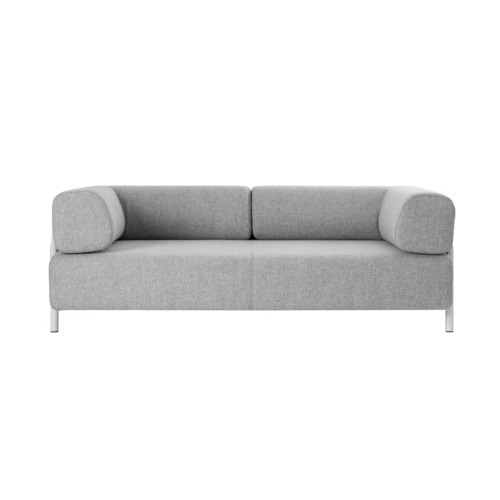 Palo 2-Seater Sofa + Armrests Grey (12928)