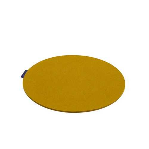 #Coaster Round Ø35 H0.5 Mustard (300153596)