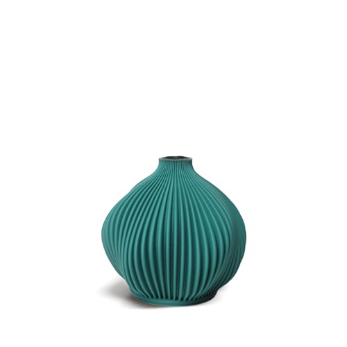 Fagot Flower vase V105파곳 플라워 베이스 V105 (드라이 플라워 전용)피콕 그린 (22999)