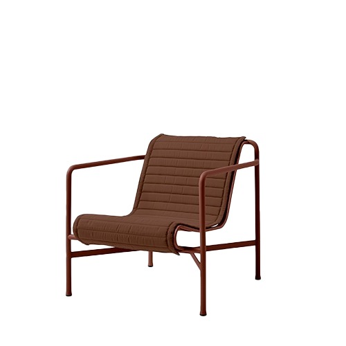 Palissade Quilted Seat Cushion for Lounge Chair Low 팔리사드 라운지 체어 로우 퀼티드 쿠션 아이언 레드(AB562-B293-AK78) 5월 중순 입고 예정