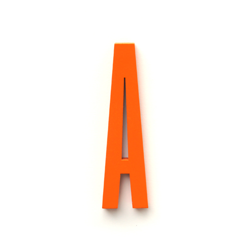 *Original Design Letter Orange (30201200)