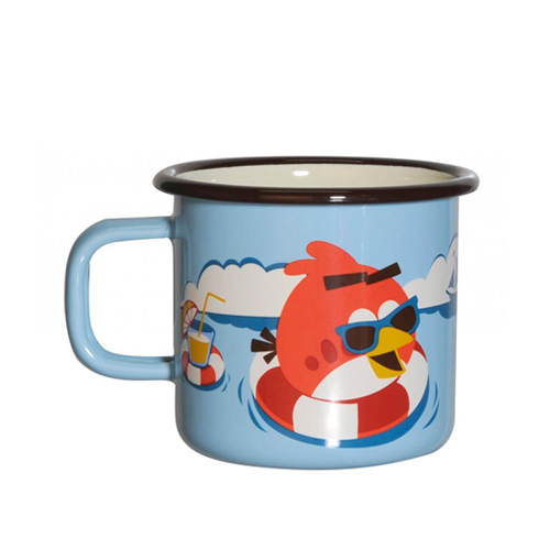 #Angry Birds Enamel mug 370mlFree Birds (1200-037-02)
