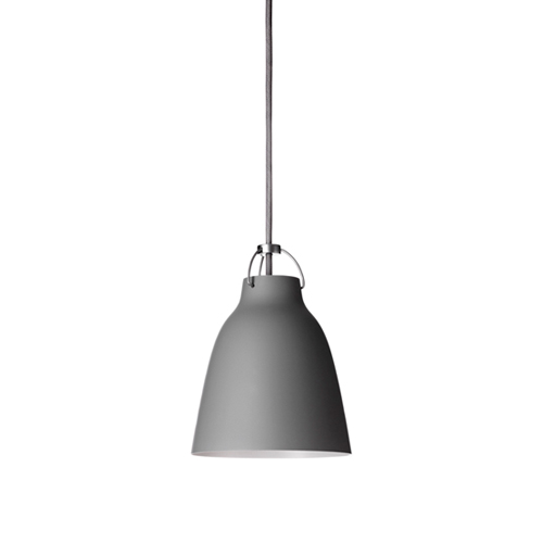 #Caravaggio Matt P1, (Ø16.5 cm)Grey45 (grey), grey cord 3m(14035112)
